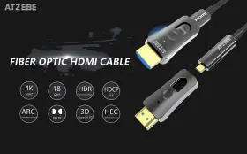 613792319542 ATZEBE Hdmi Fiber Optic Cable High Hdr #3