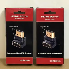 69-046-01 AUDIOQUEST Right Angle Bends Hdmi Adaptor