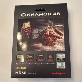 CIN48G310 AUDIOQUEST Cinnamon Hdmi Cable Ultra High Earc