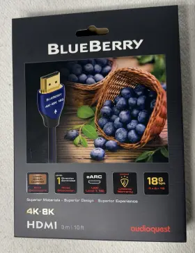 HDM18BLUE300 AUDIOQUEST Blueberry Hdmi Cable
