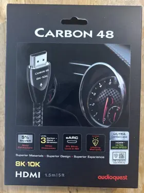 HDM48CAR150 AUDIOQUEST Carbon Hdmi Cable Frees