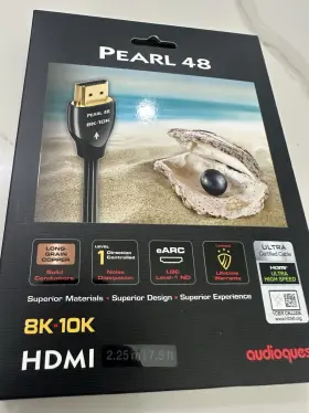 HDM48PEA225 AUDIOQUEST Pearl Hdmi Cable Ethernet Connection