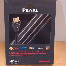 HDMPEA01 AUDIOQUEST Pearl Hdmi Cable Ultra Hdr Shielded Lgc HDMPEA01 AUDIOQUEST Pearl Hdmi Cable Ultra Hdr Shielded Lgc