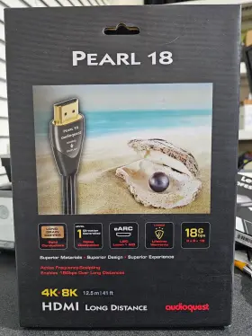 HDMPEA12.5A AUDIOQUEST Pearl Hdmi Cable Ethernet Connection