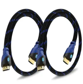 Aurium Cable 848441019751 Aurum Ultra Series - High Speed Hdmi With Ethernet 2 Pack Ft