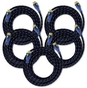 Aurum Cables 813228020688 Ultra Series High-speed Hdmi Cable With Ethernet - Braided 20 Ft C Aurum Cables 813228020688 Ultra Series High-speed Hdmi Cable With Ethernet - Braided 20 Ft C