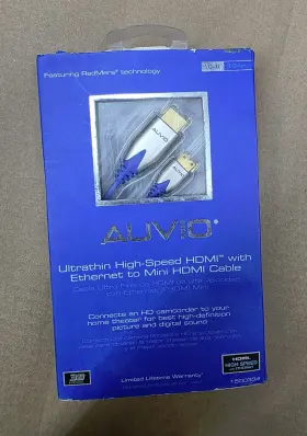1500334 AUVIO Highspeed Hdmi Ethernet Mini Cable Silv 1500334 AUVIO Highspeed Hdmi Ethernet Mini Cable Silv