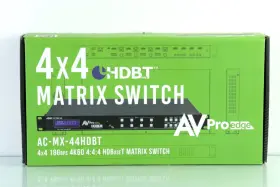 AC-MX-44HDBT AV PRO EDGE Avpro Hdmi Hdbaset Matrix Switcher