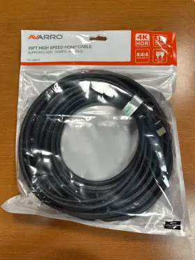 0EHDMIP25 AVARRO Wbox High Hdmi Cable Ethernet