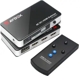 SW-HB0301 AVBOX Hdmi Switch Auto Switching Remote