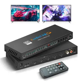 Avedio Links Fb6093b 8k 60hz Hdmi Matrix Switch 4x2 With Arc 4 In 2 Out Hdmi2.1 Video