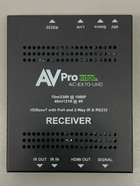 AC-EX70-UHD-R AVPRO EDGE Hdmi Hdbaset Receiver