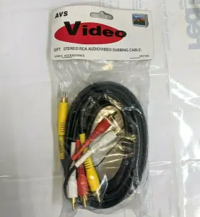 602846413121 AVS Rca Stereo Audio Video Dubbing Cable