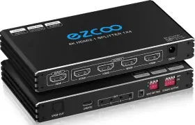 Avstar Avsp14ha21 Ezcoo Av-sp14ha21 8k Hdmi 2.1 Splitter Scaler 1x4 4k 120hz Vrr Hdr10 Avstar Avsp14ha21 Ezcoo Av-sp14ha21 8k Hdmi 2.1 Splitter Scaler 1x4 4k 120hz Vrr Hdr10