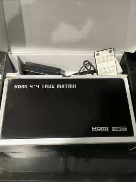 HDMI-4IN-4O AX Matrix Switch Splitter Selector Remote Control
