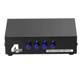094276901840 AXGEAR Switch Box Selector Port Rca Audio Video #2