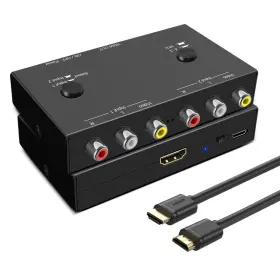 712491735063 AZDUOU Hdmi Tv Rca Cvbs Switch Video