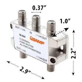 798578115126 BAMF MANUFACTURING Coax Cable Splitter Moca #3