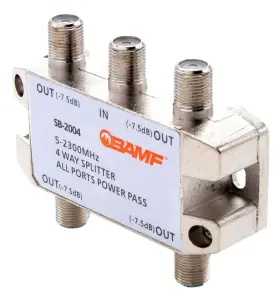 798578115126 BAMF MANUFACTURING Coax Cable Splitter Moca