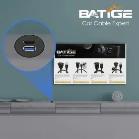 313044416424 BATIGE Usb Hdmi Extension Dash Panel Waterproof #2