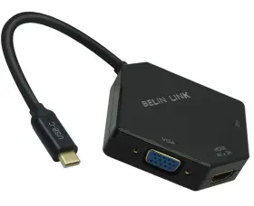8541669505 BELIN LINK Usb Hdmi Vga Dvi Adapter Thunderbolt