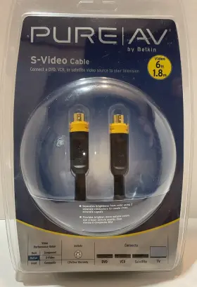 AV21100-06 BELKIN Pure Video Cable High Performance Double