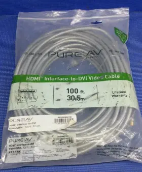 AV52400B100 BELKIN PUREAV Hdmi Interface Dvi Video Cable