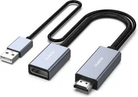 000343GREY BENFEI Hdmi Displayport Adapter Monitor