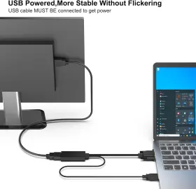 Dl-hdv BENFEI Vga Hdmi Adapter Converter Audio Laptop #2