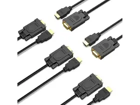 606682478962 BENFEI Hdmi Vga Uni Directional Cable Male Pack