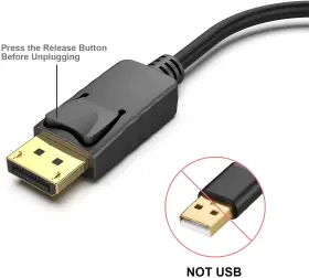 000095BLACK BENFEI Displayport Hdmi Adapter Uni Directional #3