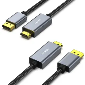 971785943001 BENFEI Pack Displayport Hdmi Feet Cable Braided