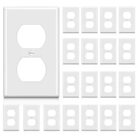 USWP1-AS1-W-20PK BESTTEN Pack Duplex Wall Plate Standard Gang USWP1-AS1-W-20PK BESTTEN Pack Duplex Wall Plate Standard Gang