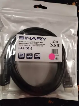 B4HD2-2 BINARY Hdmi Cable