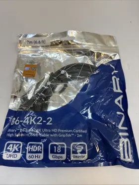 B6-4K2-2 BINARY Ultra Hdmi Cable