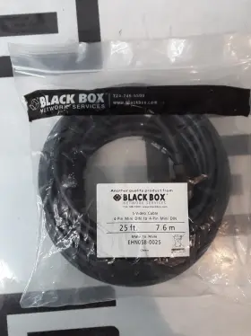 EHN058-0025 BLACK BOX Video Audio Cable Position Plugs