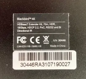 30446 BLACKBIRD Hdmi Extender Extension Hdr Hdcp #3