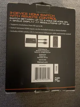 BWA17AV012 BLACKWEB Hdmi Switch Remote Control #3