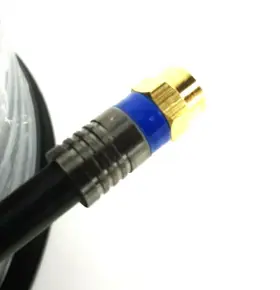 BWA18AV023 BLACKWEB Quad Shield Coaxial Coax Cable Connector #3