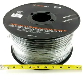 BWA18AV023 BLACKWEB Quad Shield Coaxial Coax Cable Connector