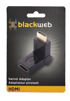 BWA21AV001C BLACKWEB Hdmi Swivel Adapter Rotates Up Connector
