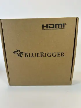 244748 BLUERIGGER Hdmi Cable Round Standard Male