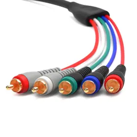 Bluerigger 445022110192 Component Video Cable With Audio 25ft Rca- 5 Supports 1080i