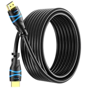 Bluerigger 609465955605 4k Hdmi Cable 35ft 30hz Hdr10 In-wall Cl3 High Speed Hdcp2.3 Earc