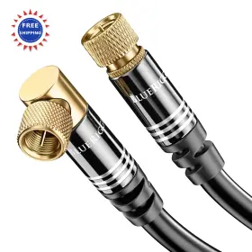 CBL-COAX-15FT BLUERIGGER Coaxial Cable Angled Straight Male