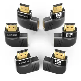 HDMI-L-90D-270D-6PACK-ADP BLUERIGGER Adapter Right Angle