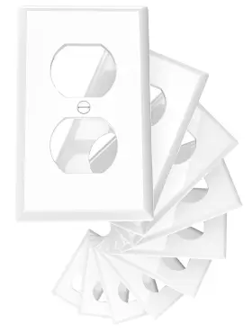 WP01 BLUESKY REBECCA Unbreakable Standard Duplex Receptacle