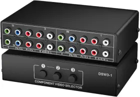 313103453469 BOLAAZUL Video Switch Box Port Rca Ypbpr Cable