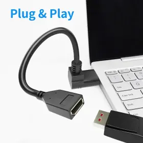 731630925677 BOLAAZUL Displayport Adapter Right Angle Male #2