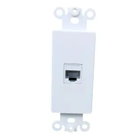 1CAT6-DECORA BOPLAT Port Ethernet Wall Plate Female Single
